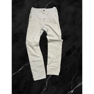 American Eagle Slim Straight Chino Pants Mens 28x32 Khaki Tan Cotton Blend